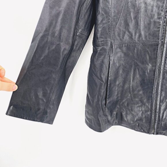 JLC New York Fitted 100% Leather Jacket - Picture 3 of 9